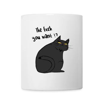 Was willst du? - Tasse - Weiß - Vorne