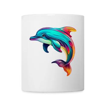 Delfin - Tasse - Weiß - Vorne