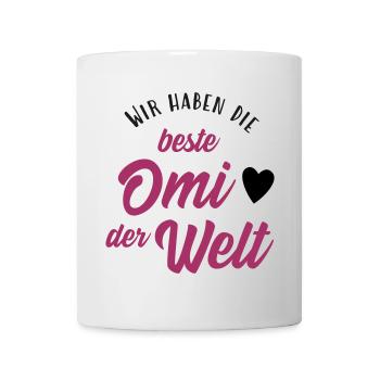 Wir haben die beste Omi der Welt - Tasse - Weiß - Vorne