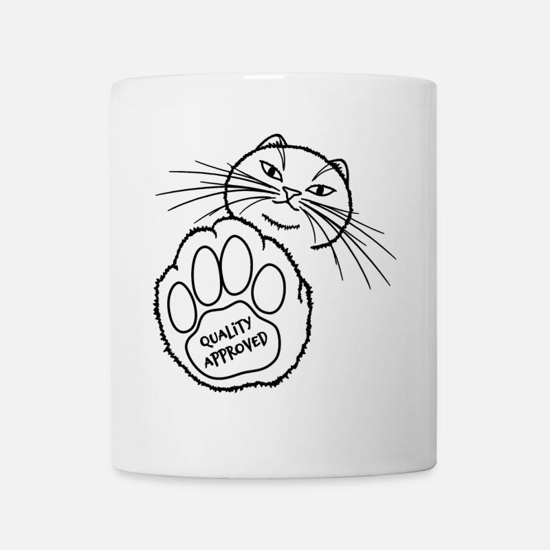 Rappel d’amour de soi pour l’amoureux des chats - Mug blanc - blanc