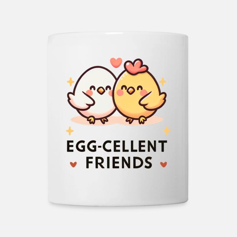Amis d’Egg-Cellent - Mug blanc - blanc