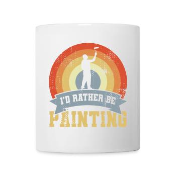 I'd Rather Be Painting - Mug - white - Front