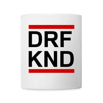 DORFKIND schwarz - Tasse - Weiß - Vorne