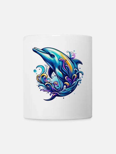 Dolphin - Mug - white