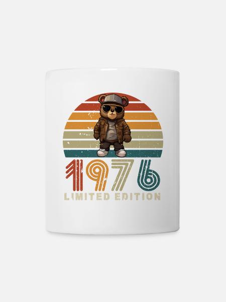1976 édition limitée anniversaire année Vintage - Mug blanc - blanc
