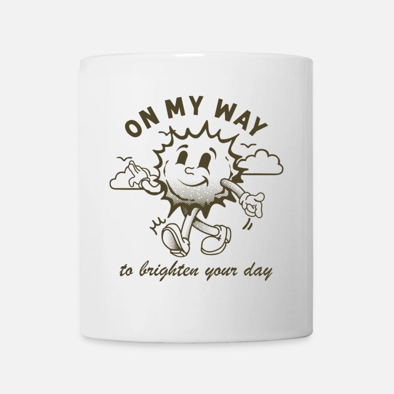 On My Way Sunshine Funny - Mug - white