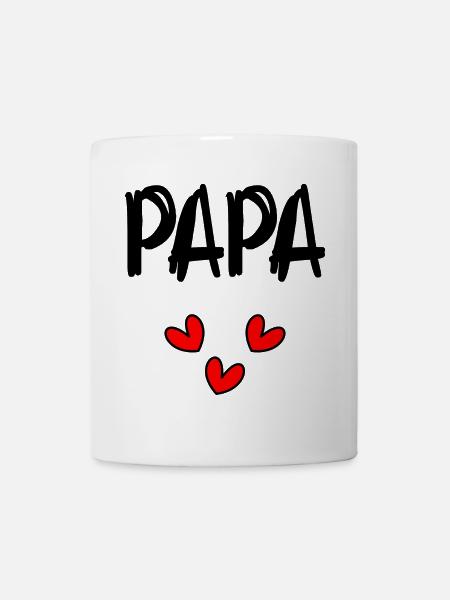 NOËL. ANNEE. ANNIVERSAIRE. RETRAITE. FÊTE. COEUR. - Mug blanc - blanc