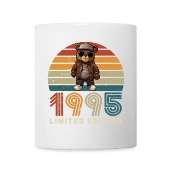 1995 Année de construction anniversaire édition limitée Vintage - Mug blanc - blanc - Devant