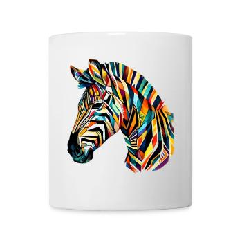Zebra - Tasse - Weiß - Vorne