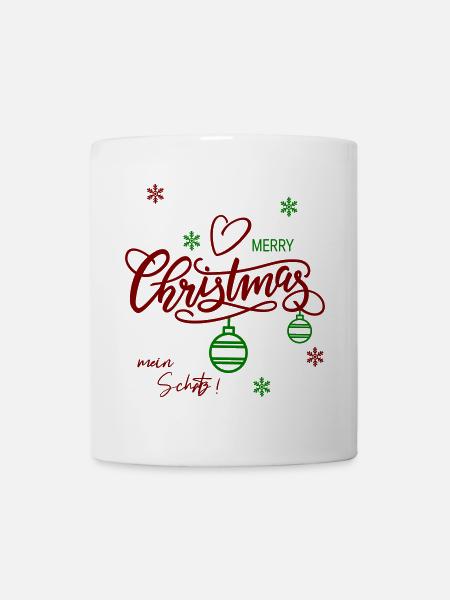 Merry Christmas  - Tasse - Weiß