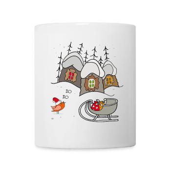 Weihnachten Winterzauber - Tasse - Weiß - Vorne