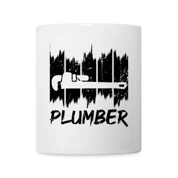 Plombier - Mug blanc - blanc - Devant