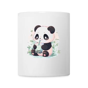 Kawaii panda bubble tea boba tea - Mug - white - Front