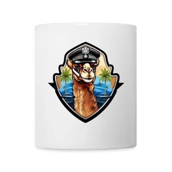 Kamel Polizei - Tasse - Weiß - Vorne