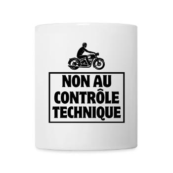 motard, je suis motard, moto - Mug blanc - blanc - Devant