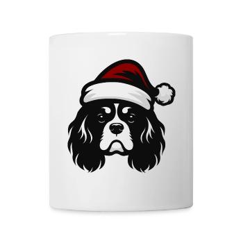 Cavalier King Weihnachtsmütze | Winter-Outfit - Tasse - Weiß - Vorne