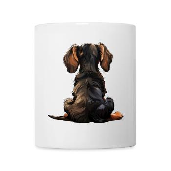 Dackel - Tasse - Weiß - Vorne