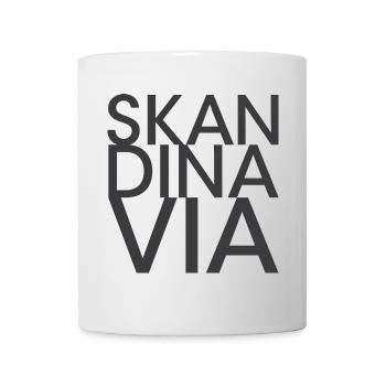skandinavia logo font symbol north team icon - Mug - white - Front