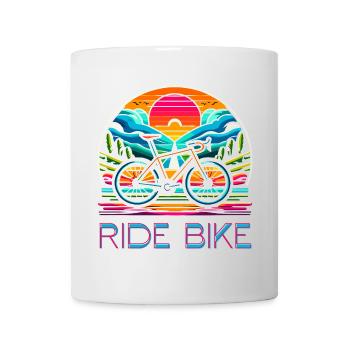 Ride Bike - pour les fans de cyclisme. - Mug blanc - blanc - Devant