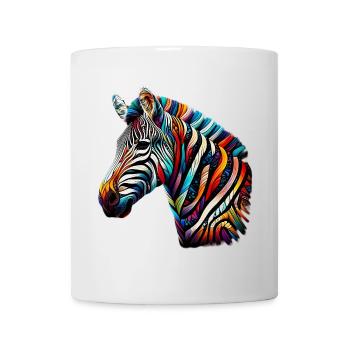 Zebra - Tasse - Weiß - Vorne