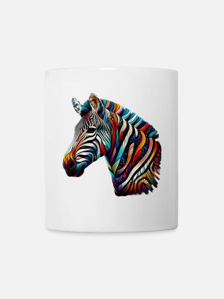 Zèbre - Mug blanc - blanc