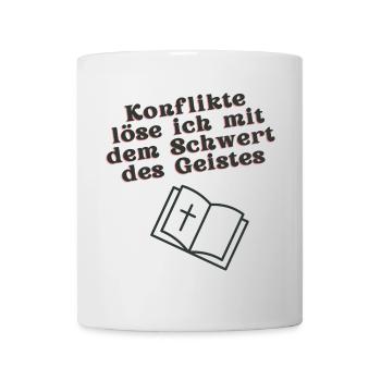 Schwert des Geistes - Tasse - Weiß - Vorne