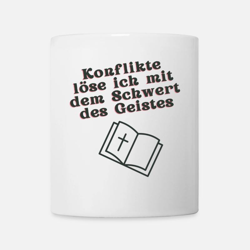 Schwert des Geistes - Tasse - Weiß