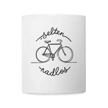 selten radlos radsport radfahren rad outdoor - Tasse - Weiß - Vorne