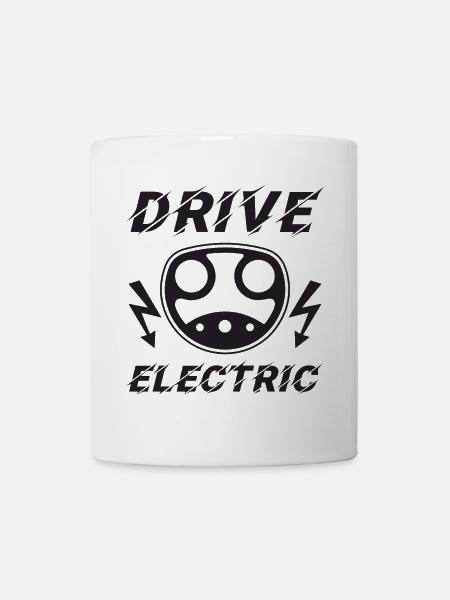 Drive Electric Supercharge - Fans de voitures électriques - Mug blanc - blanc
