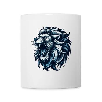 Lion Roars Blue Gift - Mug - white - Front