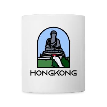 Hong Kong - Bouddha Tian Tan - Mug blanc - blanc - Devant