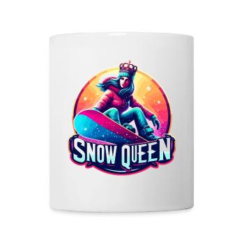 Snow Queen Winter Snowboard Queen Design - Mug - white - Front