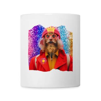 Trendy colorful man - Mug - white - Front