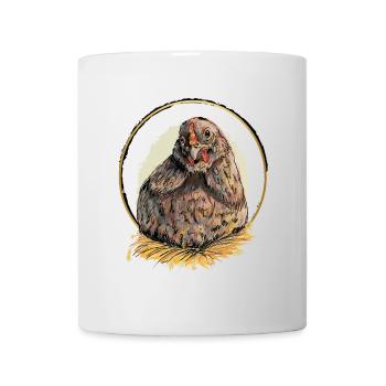 Hen in the Golden Nest - Mug - white - Front