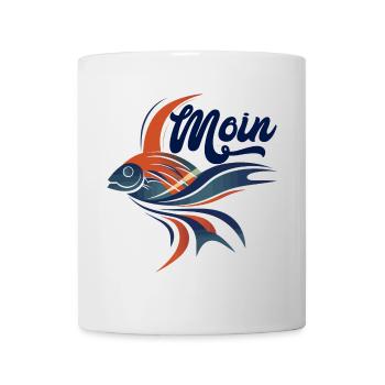 Farbiger Flussfisch Abstract Moin - Tasse - Weiß - Vorne