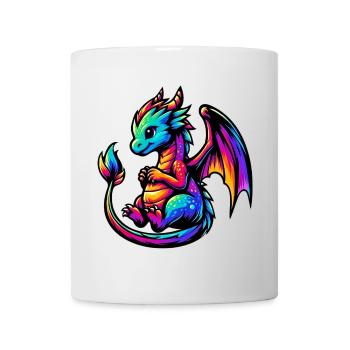 Baby-Drache - Tasse - Weiß - Vorne