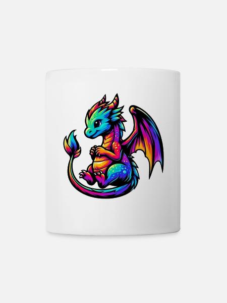 Baby-Drache - Tasse - Weiß