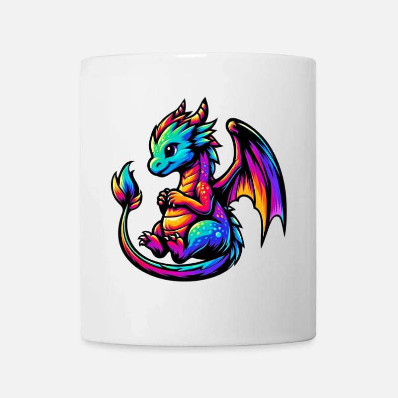 Baby-Drache - Tasse - Weiß
