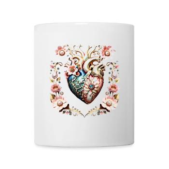 Merveilleux cœur noble. - Mug blanc - blanc - Devant