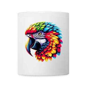 Papagei - Tasse - Weiß - Vorne