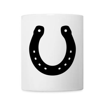 Horseshoe Horse Good Luck Symbol Surface Color - Mug - white - Front