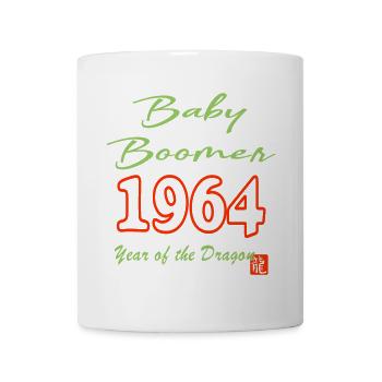 Baby Boomer 1964 - Tasse - Weiß - Vorne