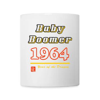 Baby Boomer 1964 - Tasse - Weiß - Vorne