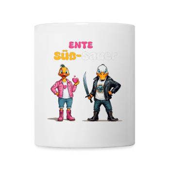 Canard Sucré - Aigre - Mug blanc - blanc - Devant
