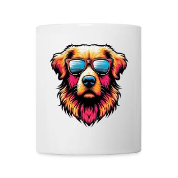 Golden Labrador Retriever Dog Sunglasses - Mug - white - Front