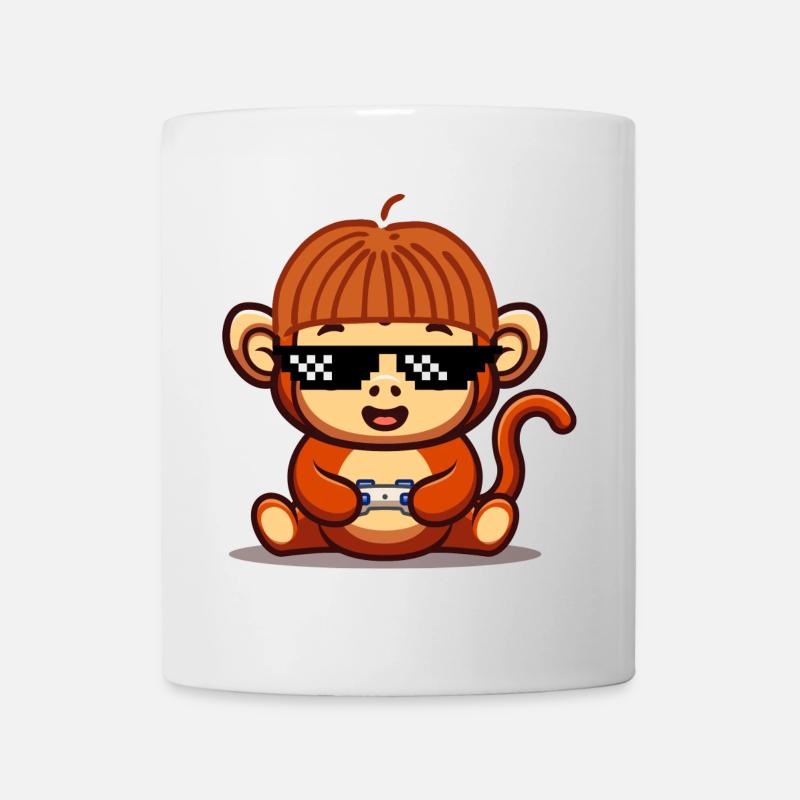 Gaming Monkey - Mug - white