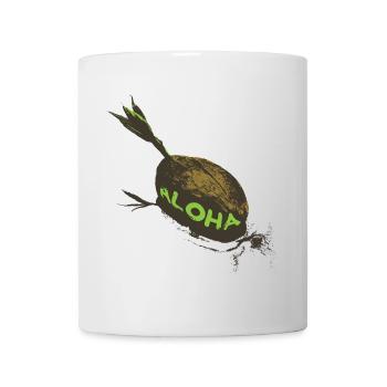 Coconut Aloha ! Friendship Palm Tiki Vacation - Mug - white - Front