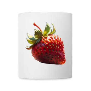 ich Liebe Erdbeeren - Tasse - Weiß - Vorne