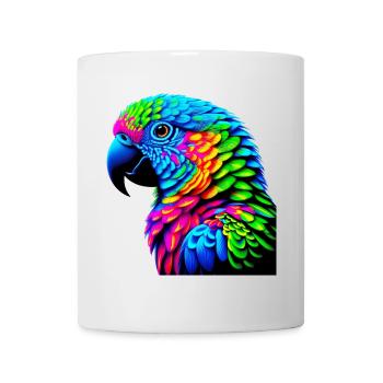 Papagei - Tasse - Weiß - Vorne