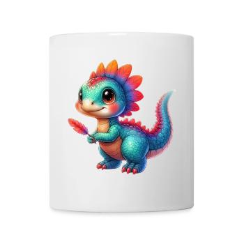 Dinosaurier - Tasse - Weiß - Vorne